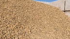 Gold 3/4 inch decorative rock, pile at the Rock-It yard