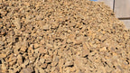 Gold Chunky decorative rock, pile at the Rock-It yard