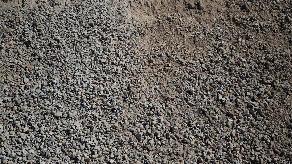 Native Type II base gravel, pile at the Rock-It yard