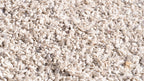 Utah White 3/4 inch decorative rock, close-up
